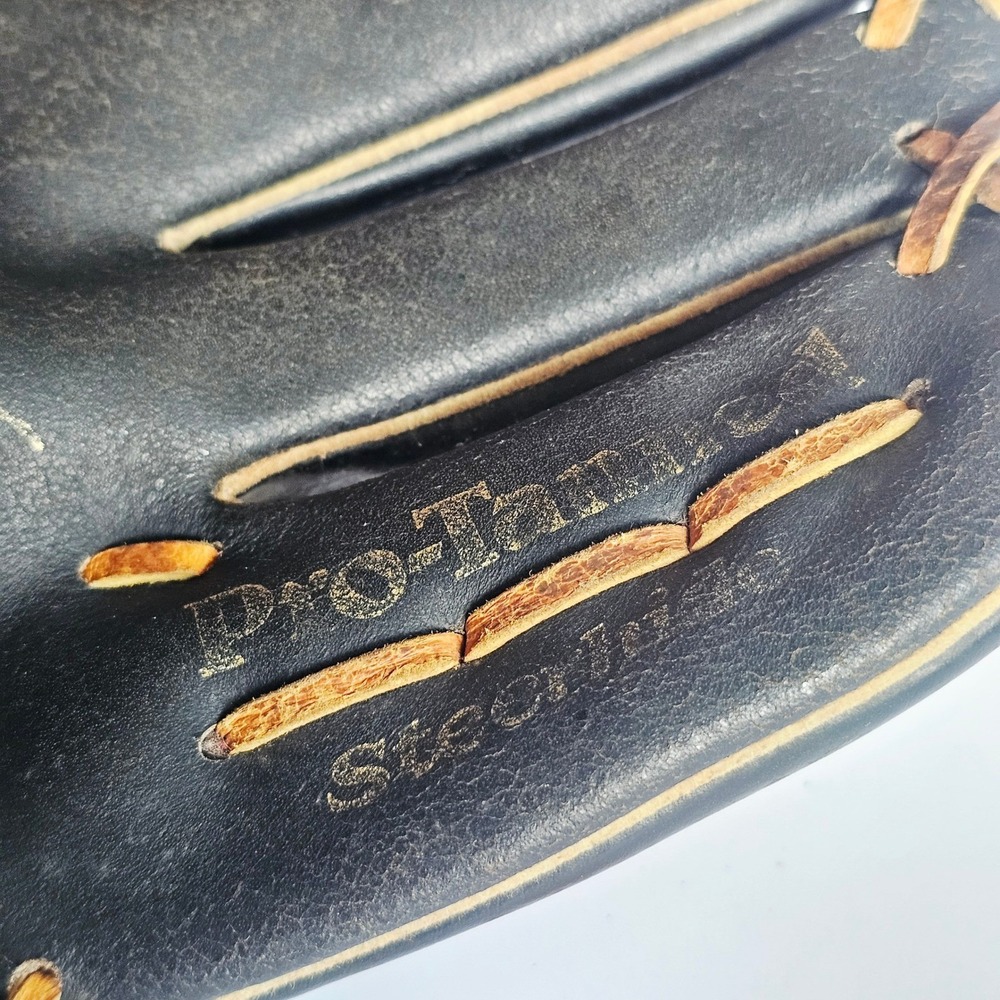Youth Franklin Pro-Tamer 4601 Baseball Glove‎ Black Tan Leather Basket Web RHT - Picture 3 of 10